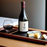 Home 6 일본 주류 페어링 팁 - **Prompt:** A sophisticated close-up photograph showcasing a premium Japanese Junmai Kimoto sake ele...